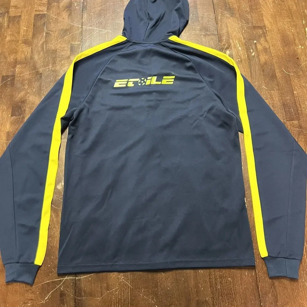 Nike EJSC‎ Etoile Soccer Track Yellow Jacket Men's Sz 18 L Casablanca Moroccan